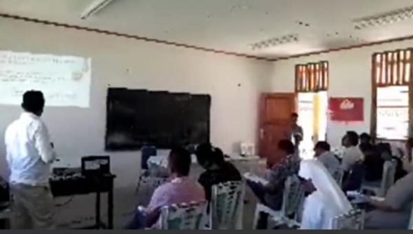 Programa Sensibilizasaun Ba Prevensaun Moras Virus Corona (Covid 19) Hala'o simultánramente iha nivel Edukasaun Munisipal Sira. 